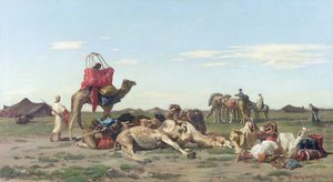 البدو في الصحراء ، 1861